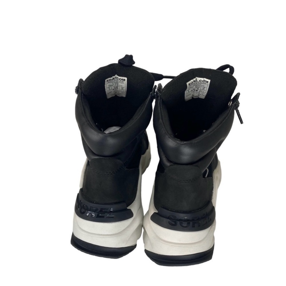 NWOT Sorel Women's Kinetic Rnegd Conquest Shoe Black Sea Salt 8 - Picture 8 of 10